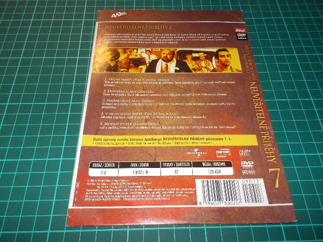 Neuvěřitelné příběhy (TV seriál) DISK 7 (DVD v pošetce) > varianta 2. SERIE DISK 7