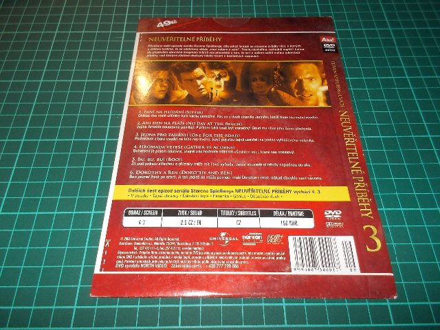 Neuvěřitelné příběhy (TV seriál) DISK 3 (DVD v pošetce) > varianta 2. SERIE DISK 3