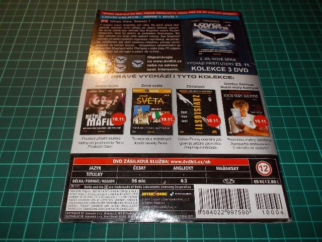 Boj za záchranu velryb (seriál) - Lovci velryb (DVD v pošetce) > varianta 1 DVD
