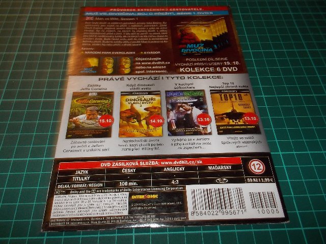 Nutné k přežití (pořad) - Boj o přežití (DVD v pošetce) 1. SÉRIE > varianta 5 DVD