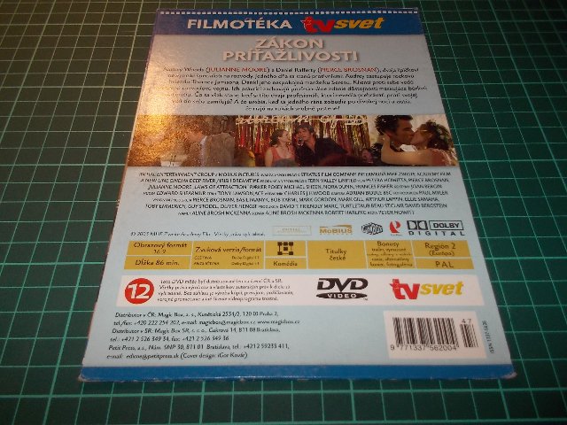 Zákon přitažlivosti (DVD v pošetce)