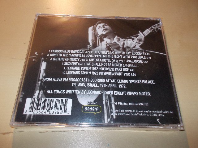 LEONARD COHEN - TEL AVIV 1972 (CD)