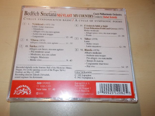 Bedřich Smetana - Má vlast (CD) ČASOVĚ OMEZENÁ AKCE