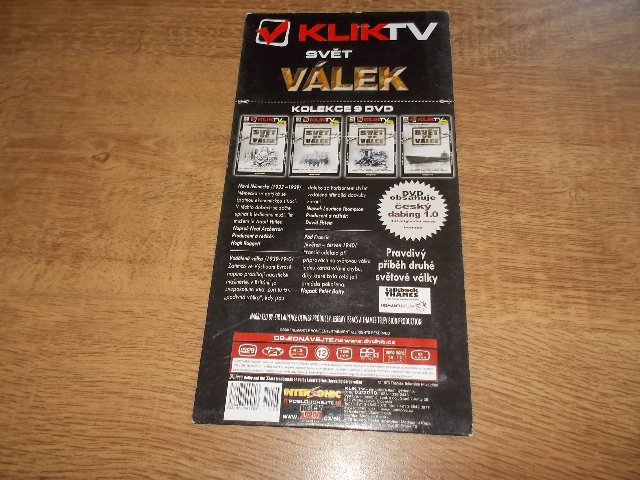 Svět ve válce (seriál) (DVD v pošetce) > varianta 1 DVD