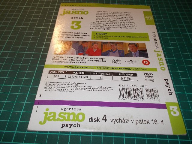 Agentura Jasno (seriál) (DVD v pošetce) > varianta 3 DVD