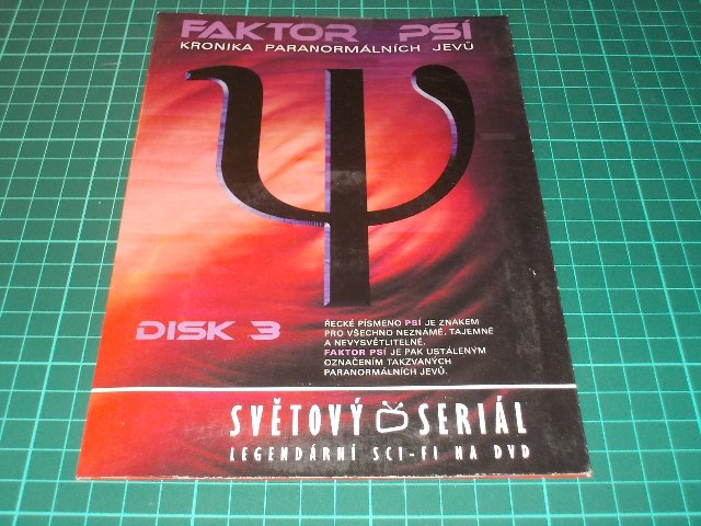 Faktor Psí: Kronika paranormálních jevů (TV seriál)  DISK 3 (DVD v pošetce) > varianta DISK 3