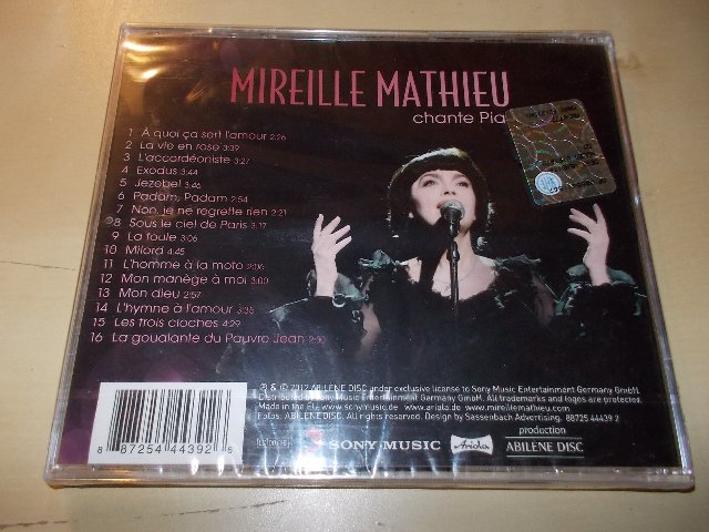 Mireille Mathieu - Chante Piaf (CD)