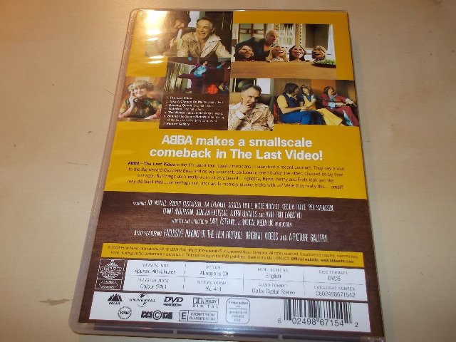 ABBA - The Last Video (DVD) BAZAR ROZBALENO 