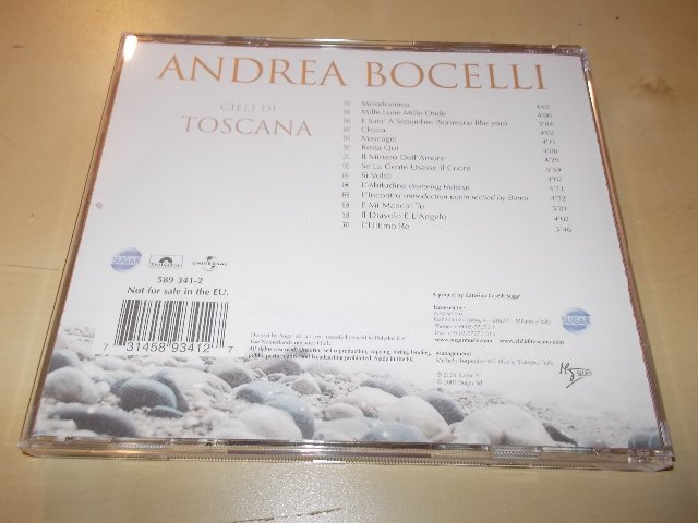 Andrea Bocelli - Cieli Di Toscana (CD) > varianta B