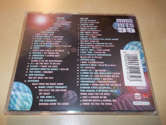 Huge Hits 99 - Various Artists (1999 Double 2CD Album) BAZAR ROZBALENO