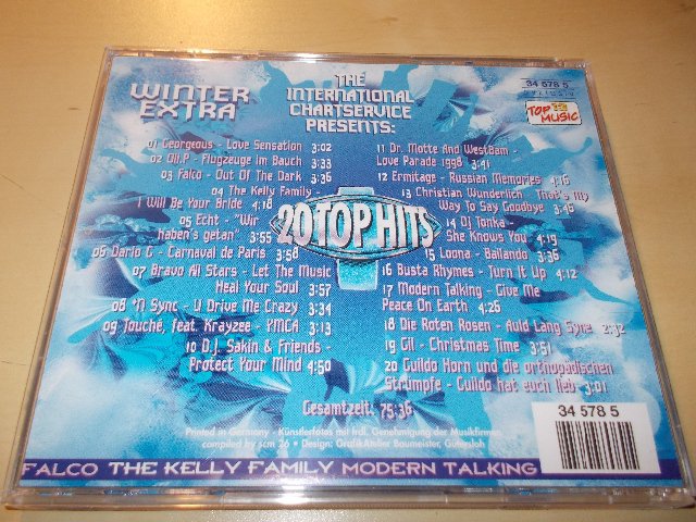 Various Artists - 20 TOP HITS AUS DEN CHARTS - WINTER EXTRA (CD) BAZAR ROZBALENO 