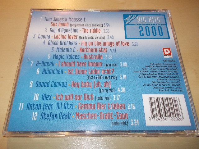 Various Artists - Big Hits 2000 - Die Hits des Jahres (CD) BAZAR ROZBALENO