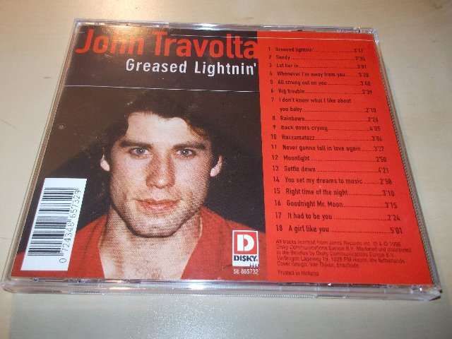 JOHN TRAVOLTA - GREASED LIGHTNIN (CD) BAZAR ROZBALENO