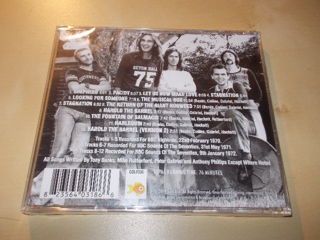 Genesis - Lost Radio Recordings BBC Sessions 1970-1972 (CD)