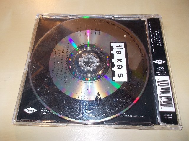 Texas ‎- Say What You Want (CD single) BAZAR ROZBALENO
