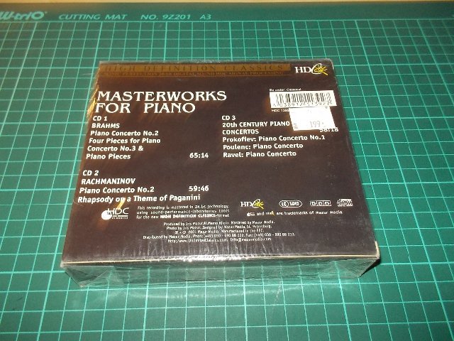 MASTERWORKS FOR PIANO - MEISTERSTUCKE FUR KLAVIER (3CD)