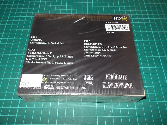 Berühmte klavierwerke - High definition classical (3CD)