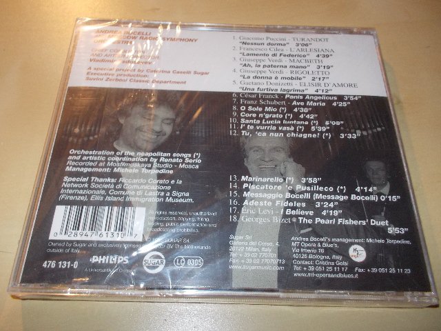 Andrea Bocelli - Viaggio Italiano (CD)