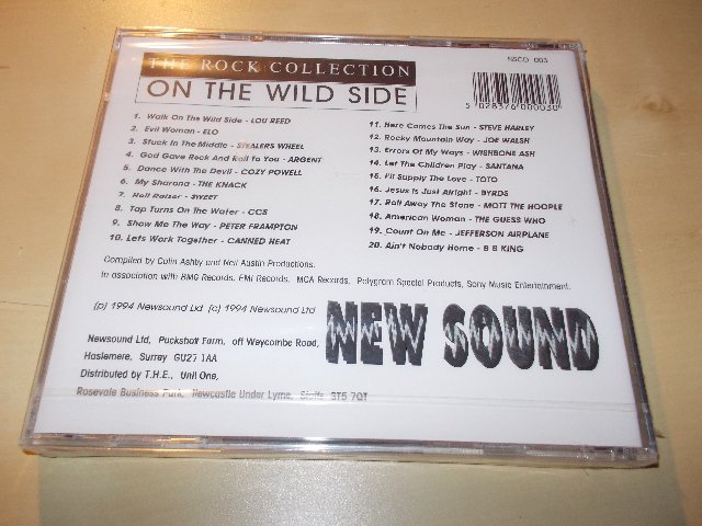 Various - On The Wild Side - The Rock Collection, Vol. 2 (CD) > varianta NSCD 003