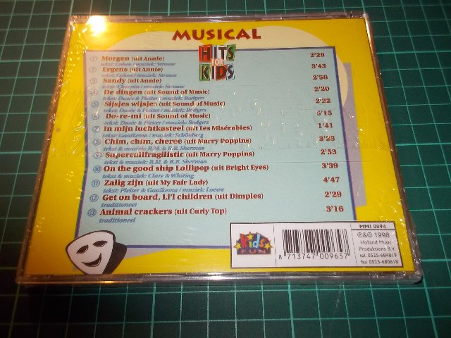 MUSICAL HITS FOR KIDS (CD)