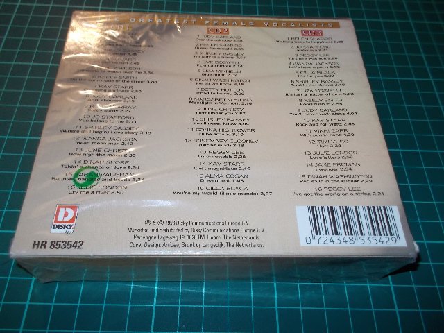 Various Artists -  THE GREATEST FEMALE VOCALISTS (3CDBOX)