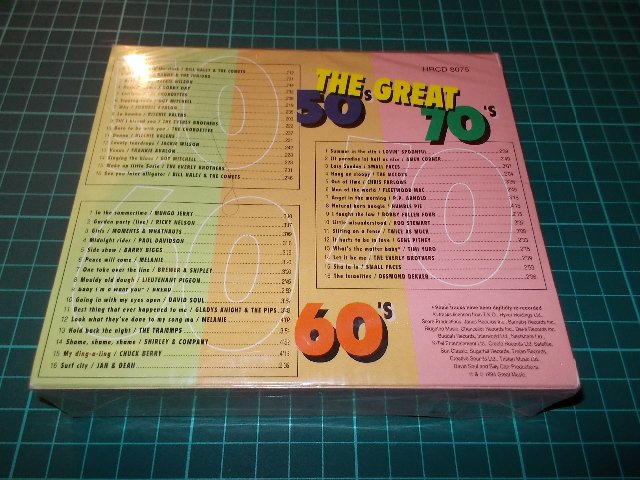 Various Artists - THE GREATE 50´s 60´s 70´s (3CDBOX)