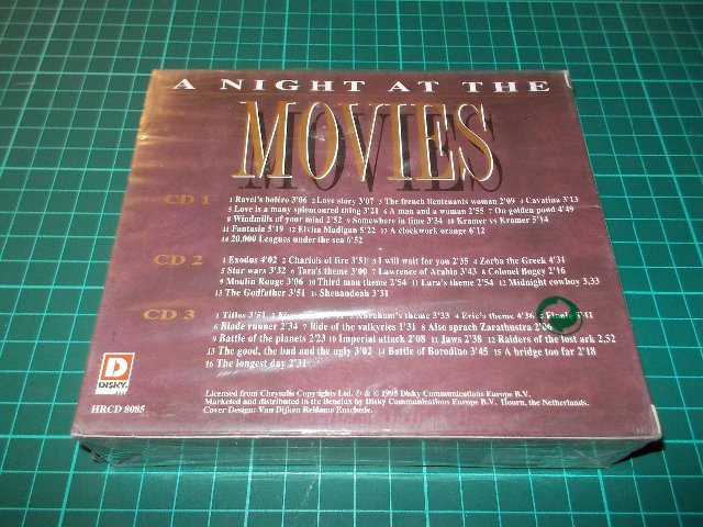Various Artists - A NIGHT AT THE MOVIES (3CDBOX)