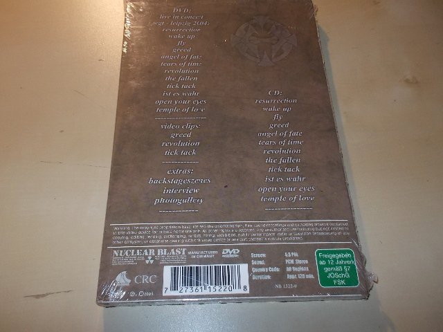 Crematory ‎- Liverevolution  (DVD-CD) Digipak