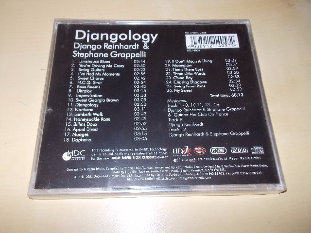 DJANGO REINHARD & S. GRAPPELLI - Djangology (CD)