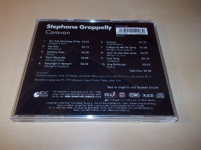 STEPHAN GRAPPELLI - CARAVAN (CD)