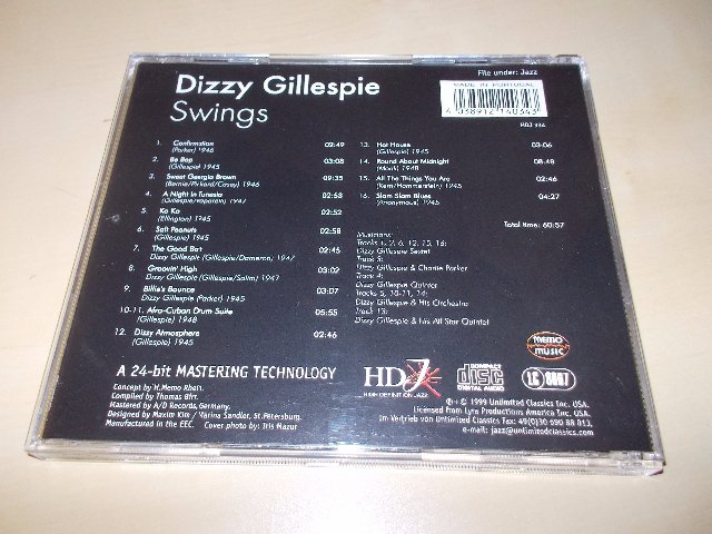 Dizzy Gillespie - Swings (CD)