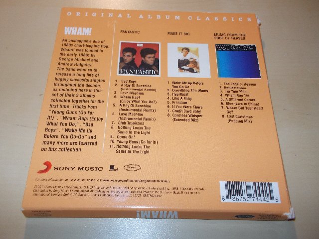 Wham! - Original Album Classics (3 CD BOX) BAZAR ROZBALENO