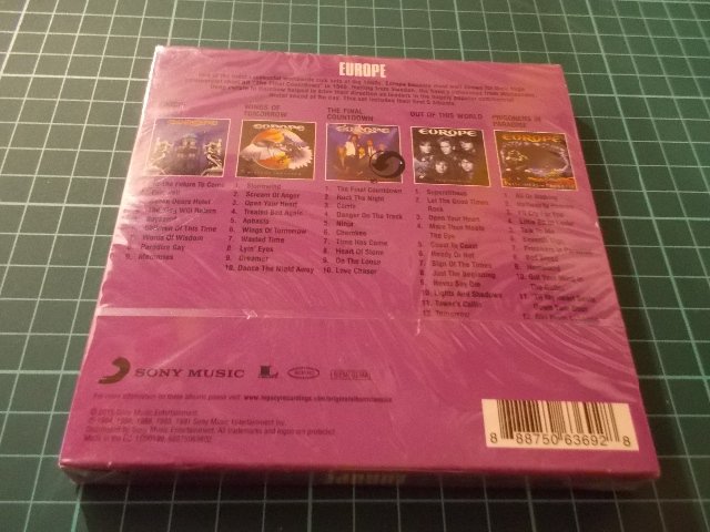 Europe - Original Album Classics (5CD BOX)