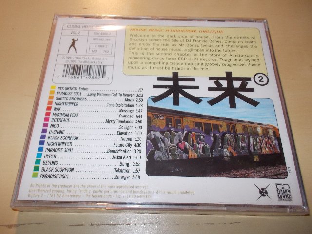 Frankie Bones ‎- Global House Culture Vol 2 (CD)