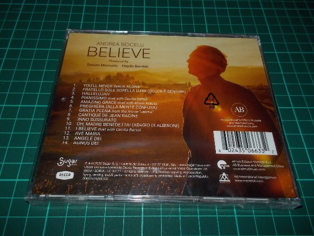 Andrea Bocelli - Believe (CD)