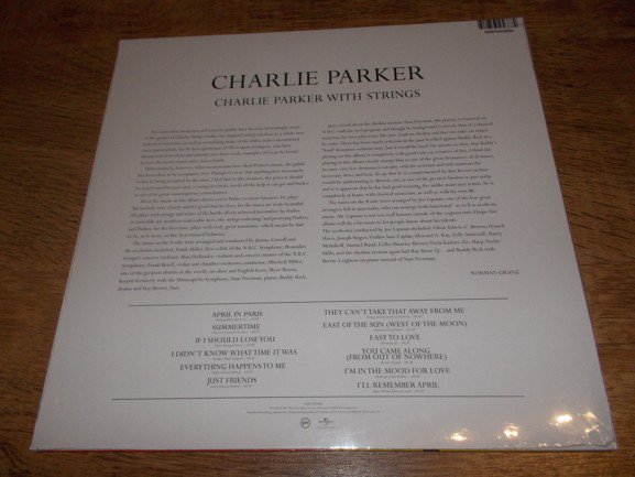 Charlie Parker With Strings ‎- Charlie Parker With Strings (Vinyl-LP)