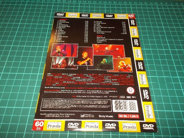 DANIEL LANDA - BOUŘE - Live koncert (DVD v pošetce) 