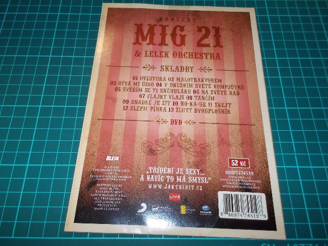 KONCERT MIG 21 A LELEK ORCHESTRA DVD (DVD v pošetce) 