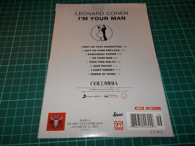 Leonard Cohen ‎- I´m Your Man (CD v pošetce) 