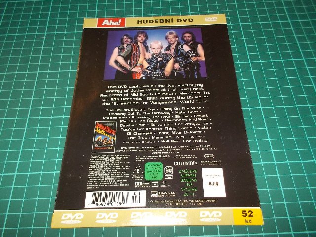 JUDAS PRIEST - LIVE VENGEANCE '82 (DVD v pošetce)