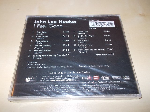 John Lee Hooker - I Feel Good (CD) BAZAR ROZBALENO 