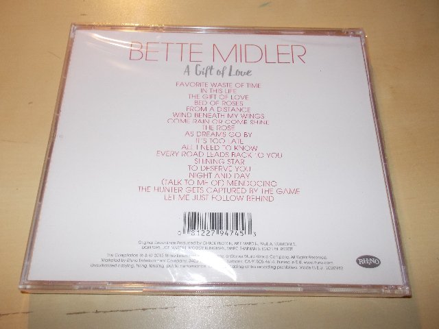 Bette Midler - A Gift Of Love (CD) ČASOVĚ OMEZENÁ AKCE