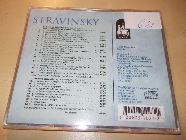 Stravinsky - Two Ballets (CD)