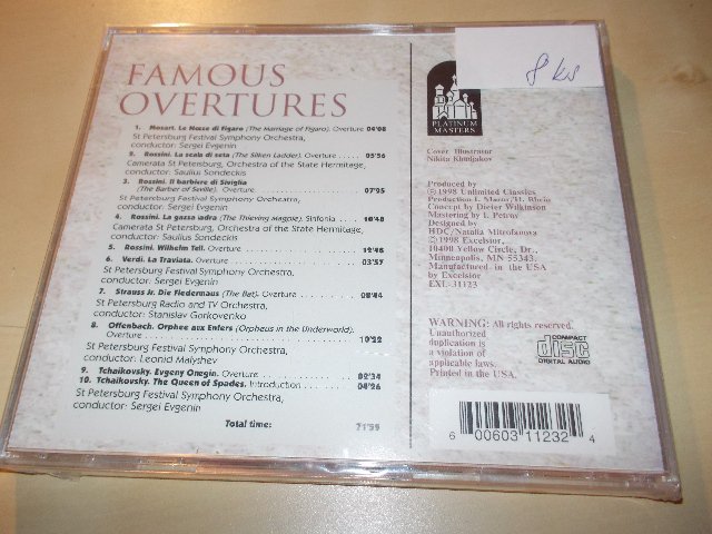 FAMOUS OVERTURES (CD)