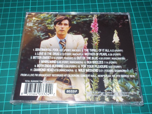 ROXY MUSIC - THE THRILL OF IT ALL(CD)