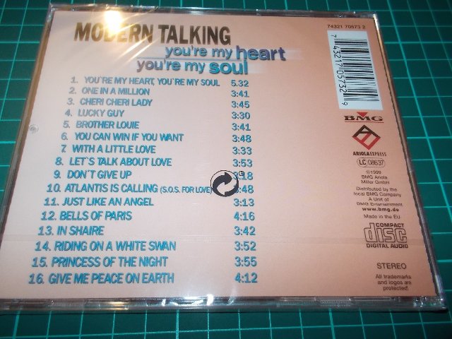 Modern Talking - You´re My Heart You´re My Soul (CD)