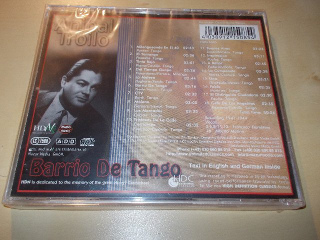 Barrio de Tango von Anibal Triolo - Anibal Troilo (CD)