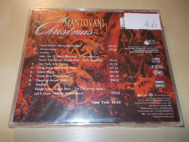 Mantovani - A Mantovani Christmas (CD)