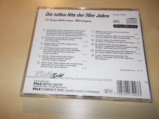Various Artist - Die Tollen Hits Der 70er Jahre - 57 Superhits Zum Mitsingen (CD) BAZAR ROZBALENO