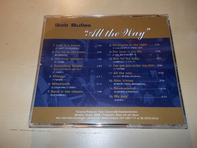 Bob Bullee - All The Way (CD) BAZAR ROZBALENO